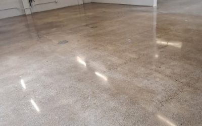 Auto Body Shop- 800 Grit - Concrete Floor Polishing