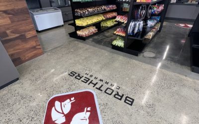 Brothers Car Wash - Grind and Seal - Sealed Concrete