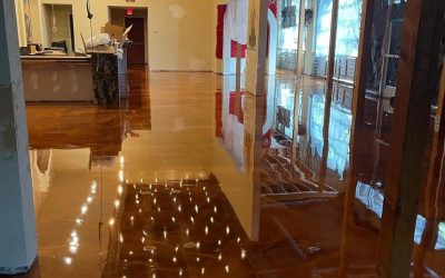 El Cabron restaurant - Metallic Flooring