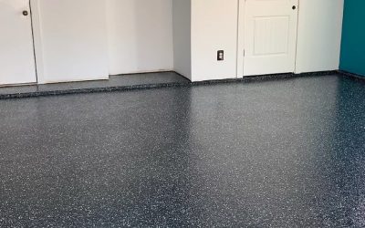 San Anselmo- Residential Garage- Ignenous Flake-epoxy-floor